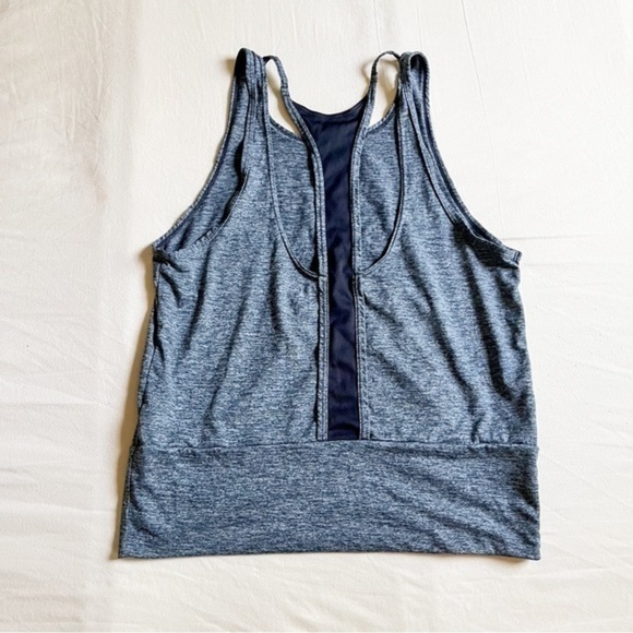 Nike Women’s Dri-Fit Grey Multi-Strap Running Tank - Picture 4 of 15